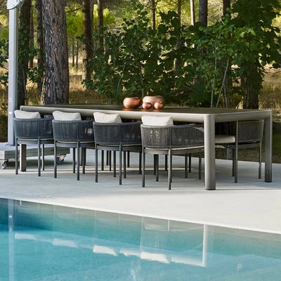 Leisure Balcony Garden Chair Coffee Table Outdoor Modern Living Room Garden Chair Hotel Aluminum Furniture Silla De Jardín MHHYY