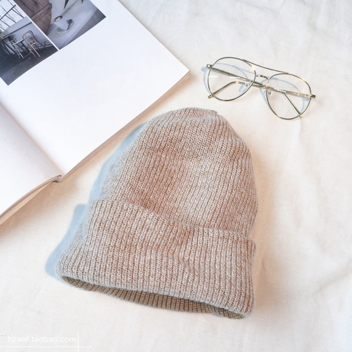 Autumn Winter Rabbit Hair Winter Skullies Hat