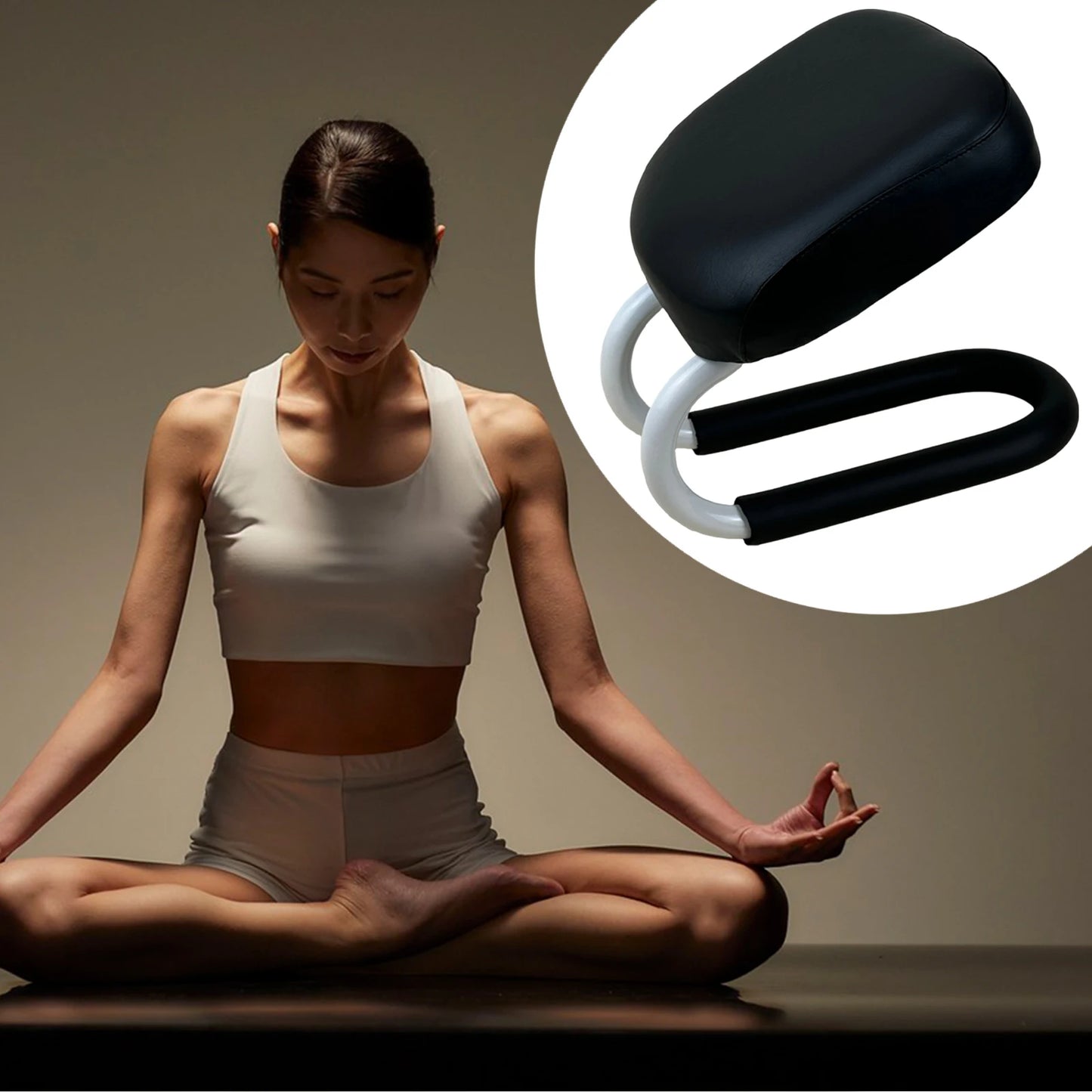 Meditation Stool Meditation Chair Comfortable Meditation Seat Meditation Bench Prayer Stool for Yoga Studio Praying Women Prayer
