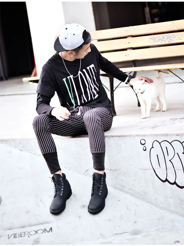 DOYUTIG Brand White Color Cow Leather Outdoor Boots For Men&Women Casual Couples Boots Fashion Breathable Military Boots  SG003