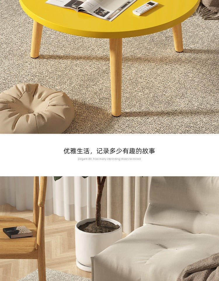 Simple Mini Table Coffee Table Round Table Windowsill Sitting Online Tatami Short Table Living Home Furniture Simple Low Table
