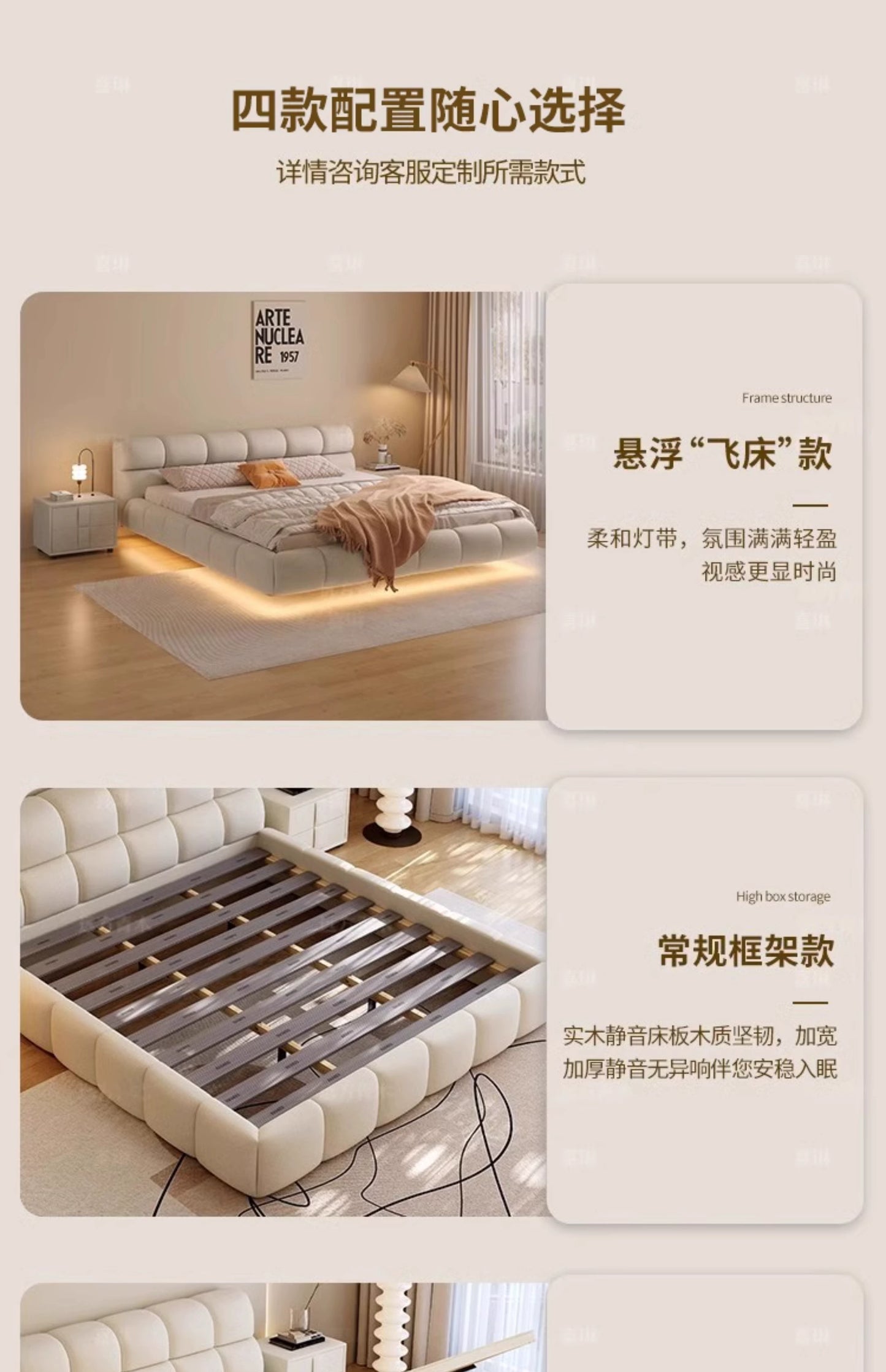 180x200cmbedroom furniture set bedframes queen size king size bed frames fullbed bases Headboard tatami princess bed home