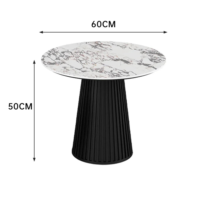 Cream Wind Rock Plate Coffee Table Living Room Small Simple Tea Table Center Modern Hallway Mesa Centro Salon Furniture Home