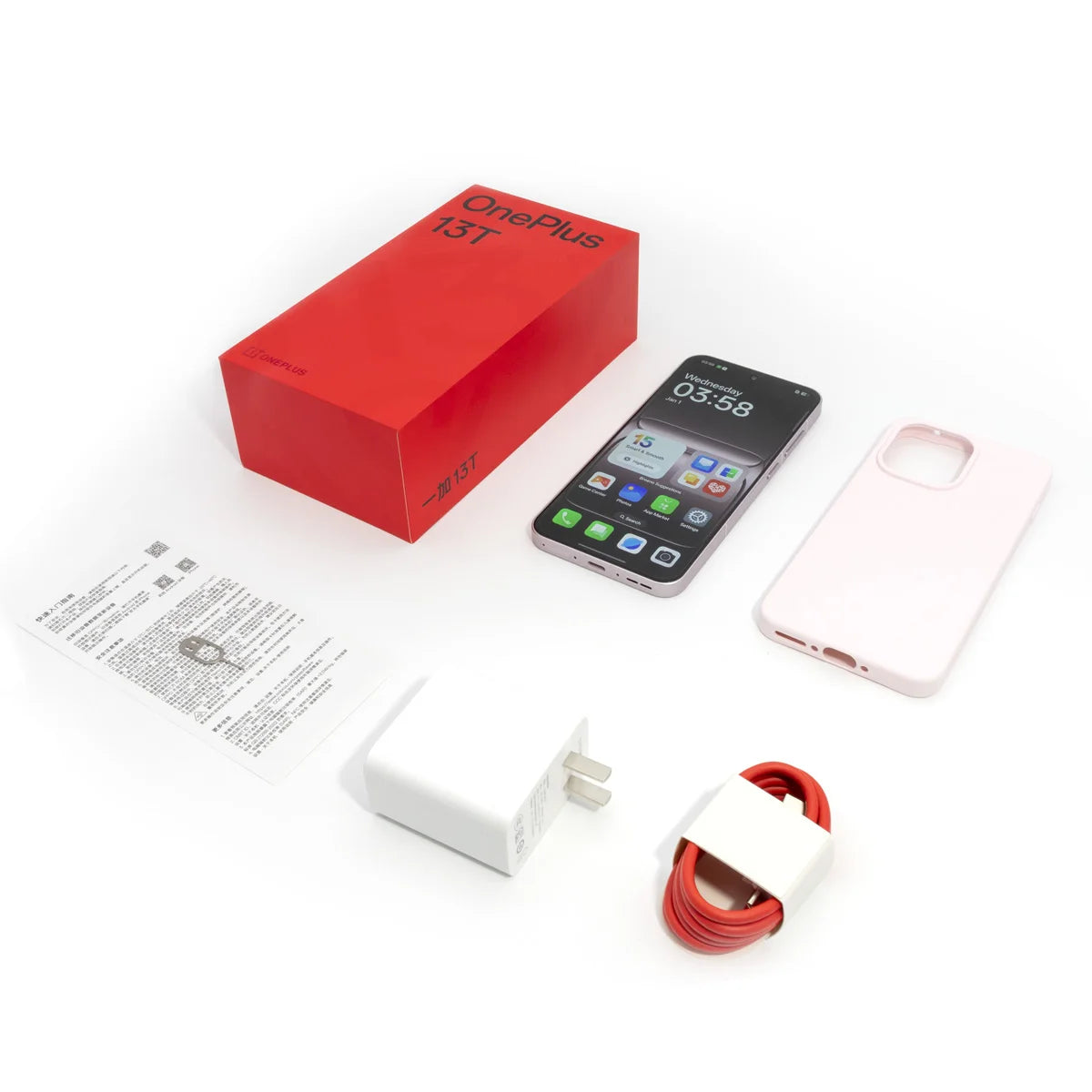 Unlocked OnePlus 13T 5G SmartPhone Snapdragon 8 Elite 6.32'' 120Hz OLED DisPlay 6260mAh 80W Super Charge 50MP Main Camera NFC