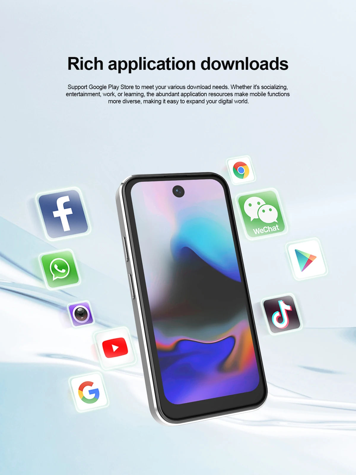 FUFFI-X7 Pro Mini Smartphone,4G Network,3.75 inch,2+16GB ROM,Android 10.0,Mobile phones,Google Play Store,2400mAh,Cellphones