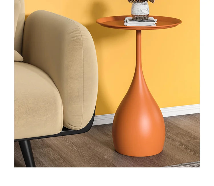 Light Luxury Coffee Table Small Sofa Side Rack Nordic Round Bedside Tables Living Room Mini Desk Minimalist Room Furniture