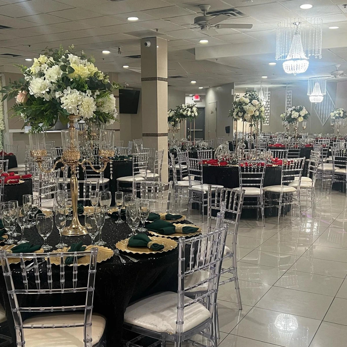 100pcs）Modern Restaurant Wedding Party Chairs plastic Stackable Hotel Gold Chiavari Chairs 1149