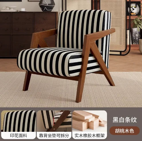 Computer Armchair Chair Relax Nordic Furniture Living Hotel Chairs Comfortable Replica Design One Person Stole Curly Dresser