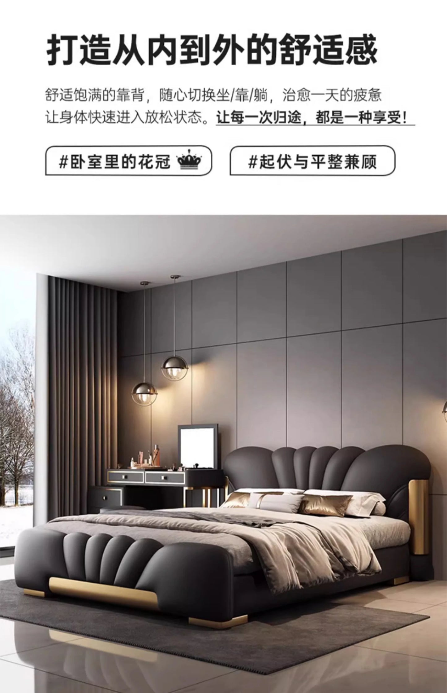 180x200cm luxury bed king size Base beds and frames living room cabinets double bed king size bed frames with head board