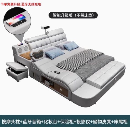 Cabinets Aesthetic Bed Reading Vanity King Massage Lounge Beds Luxury Bedroom Frame Camas Matrimoniales House Accessories