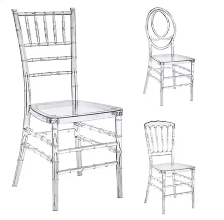 100pcs）Modern Restaurant Wedding Party Chairs plastic Stackable Hotel Gold Chiavari Chairs 1149