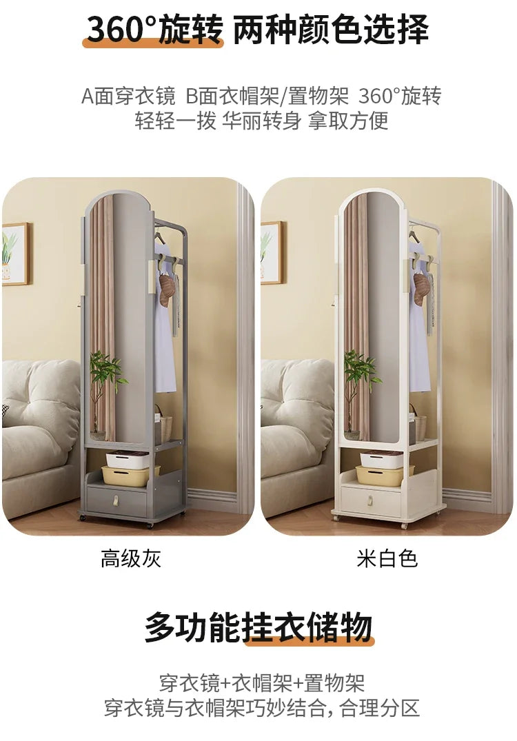 Mirror Cheap Coat Racks Dress Hanging Organizer Wall Standing Hotel Storage Coat Racks Indoor Perchero Entrance Hall Furniture