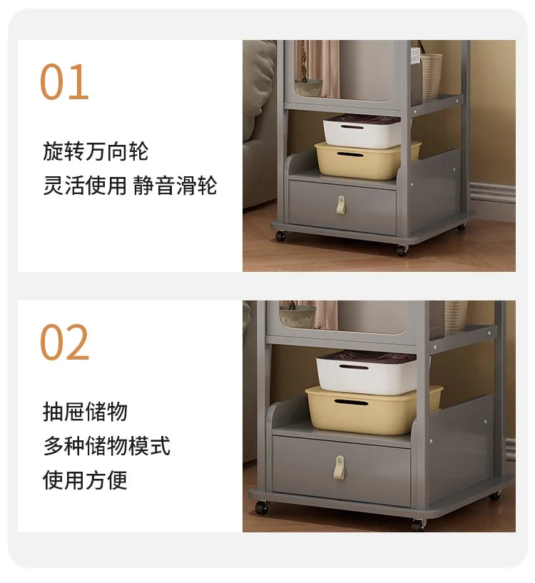 Mirror Cheap Coat Racks Dress Hanging Organizer Wall Standing Hotel Storage Coat Racks Indoor Perchero Entrance Hall Furniture