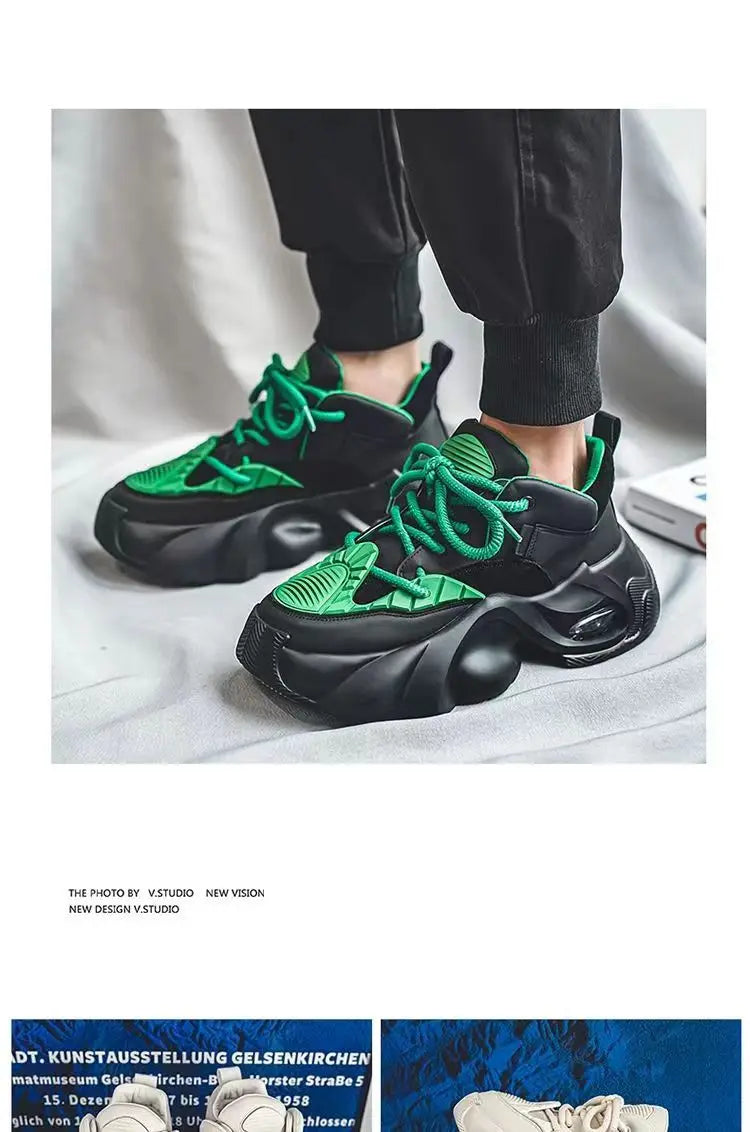 Casual Sneakers Designer Style Men Shoes Comfortable Men's  Platform Sneakers Fashion Casual Shoes Sports Trainers Tenis