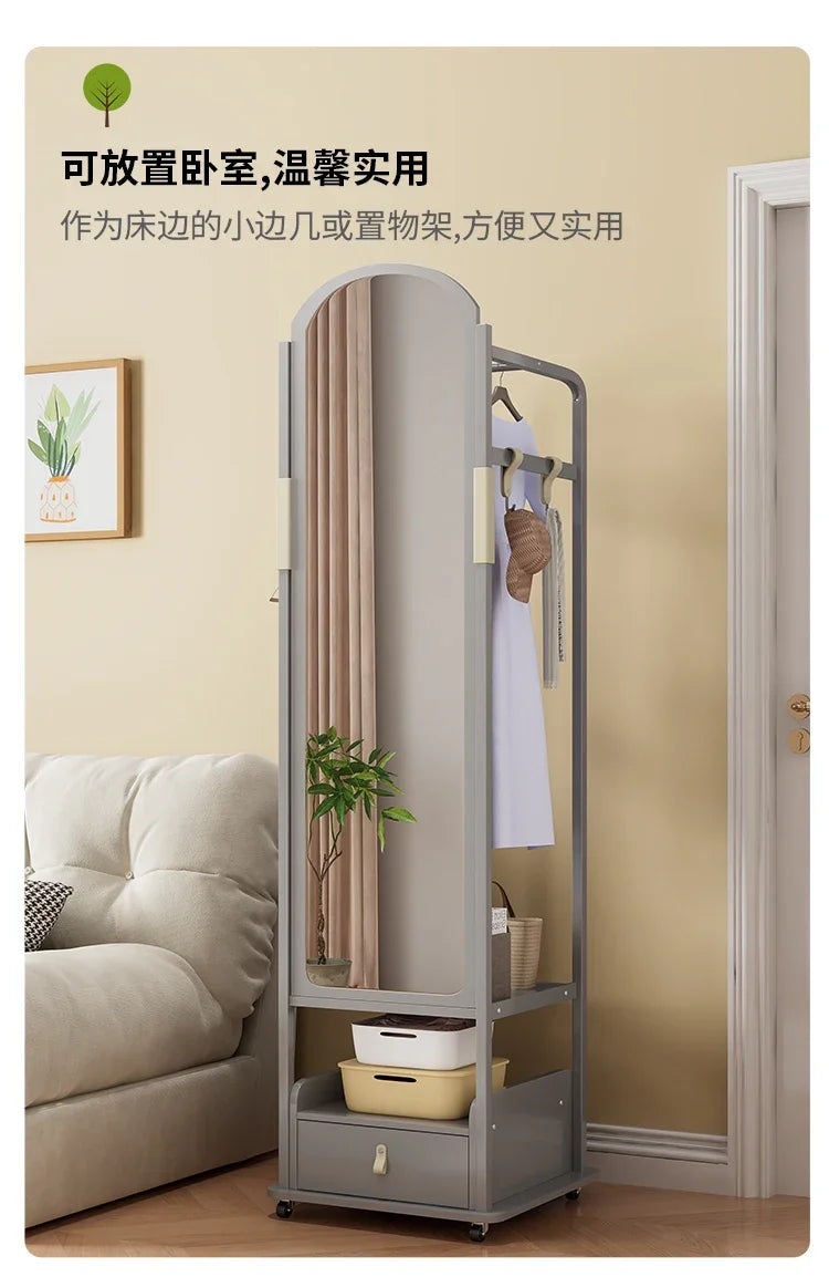 Mirror Cheap Coat Racks Dress Hanging Organizer Wall Standing Hotel Storage Coat Racks Indoor Perchero Entrance Hall Furniture