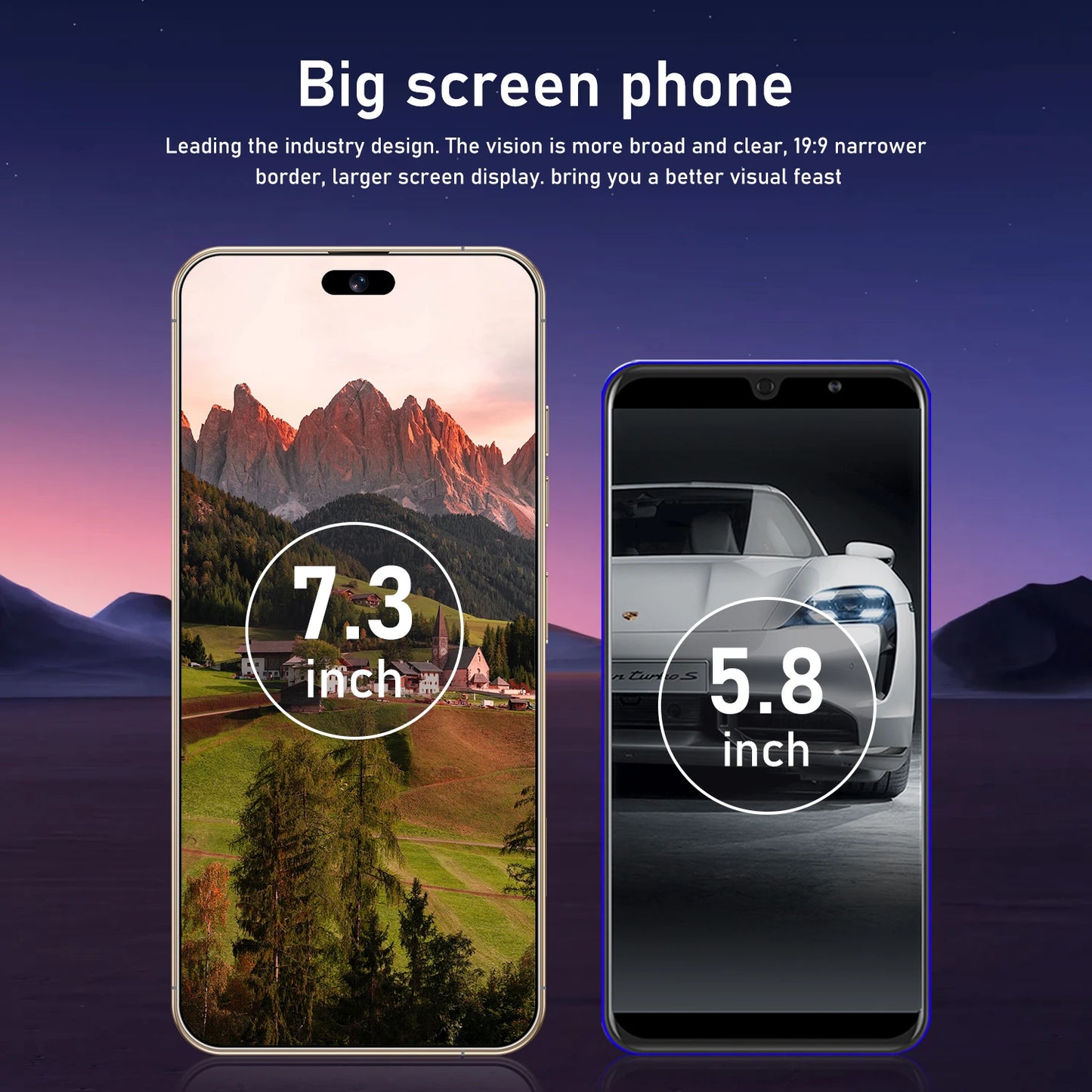 New i16 Pro Max original intelligent 5G dual card dual standby Android 14 system global version phones 8000mAh battery﻿