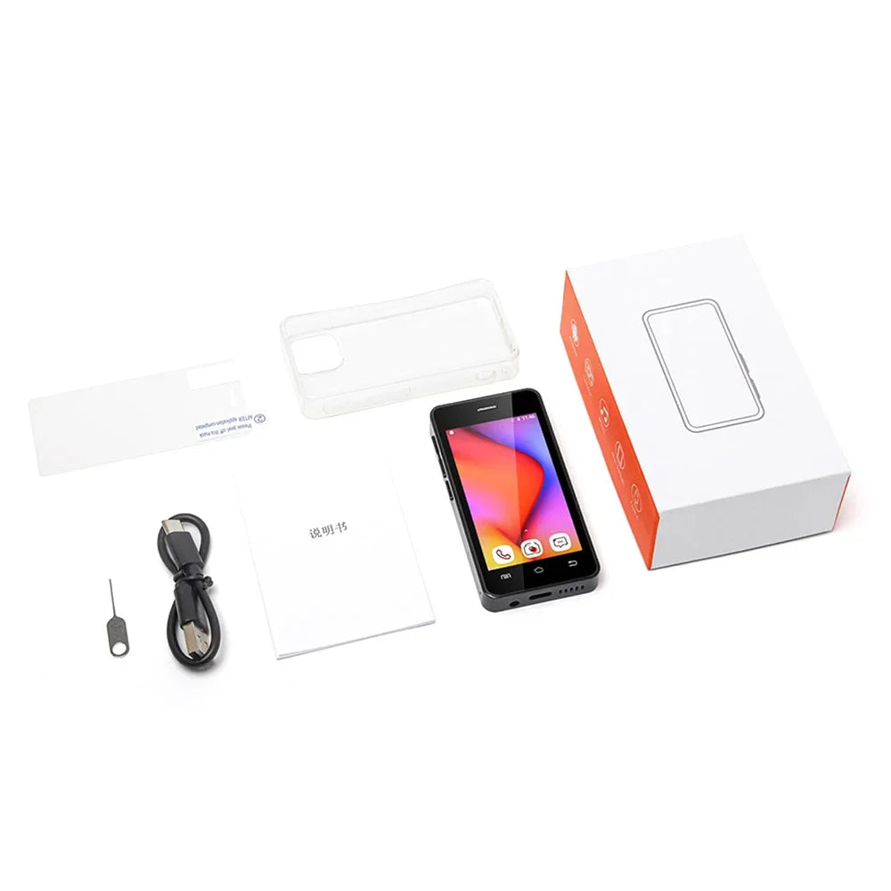 Melrose S9 Pro Mini Phones 3.0''  2GB+16GB Ultra Slim Quad CoreMobile Phone 5MP 1000mAh 3G Compact Mini Smartphone Android