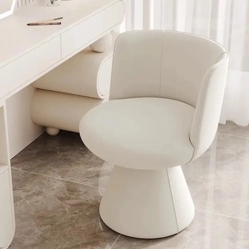Chaise Lounge Italian Light Luxury Dressing Stool Rotatable Simple Dining Chair Home Bedroom Hotel Nordic Single Sofa Chairs