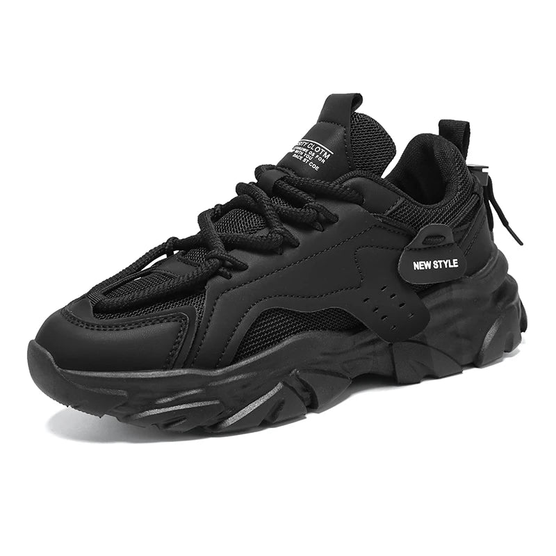 Men Casual Sneakers Summer Breathable Sport Shoes Outdoor Mesh Running Shoes student Thick bottom Athletic Jogging Walking Shoes