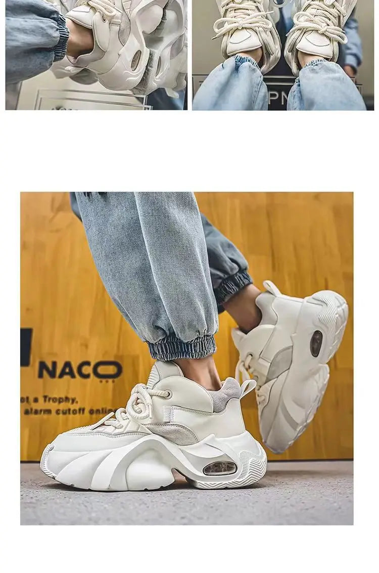 Casual Sneakers Designer Style Men Shoes Comfortable Men's  Platform Sneakers Fashion Casual Shoes Sports Trainers Tenis