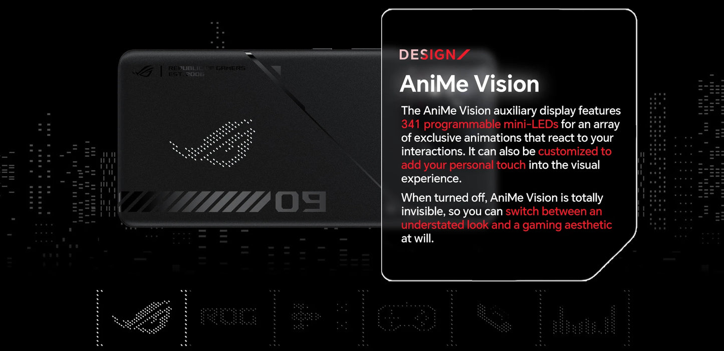 Global ROM ASUS ROG Phone 9 FE 5G Smartphone Snapdragon 8 Gen 3 6.78" 185Hz FHD+ Display 5500mAh 65W Charging Android 15 ROG 9