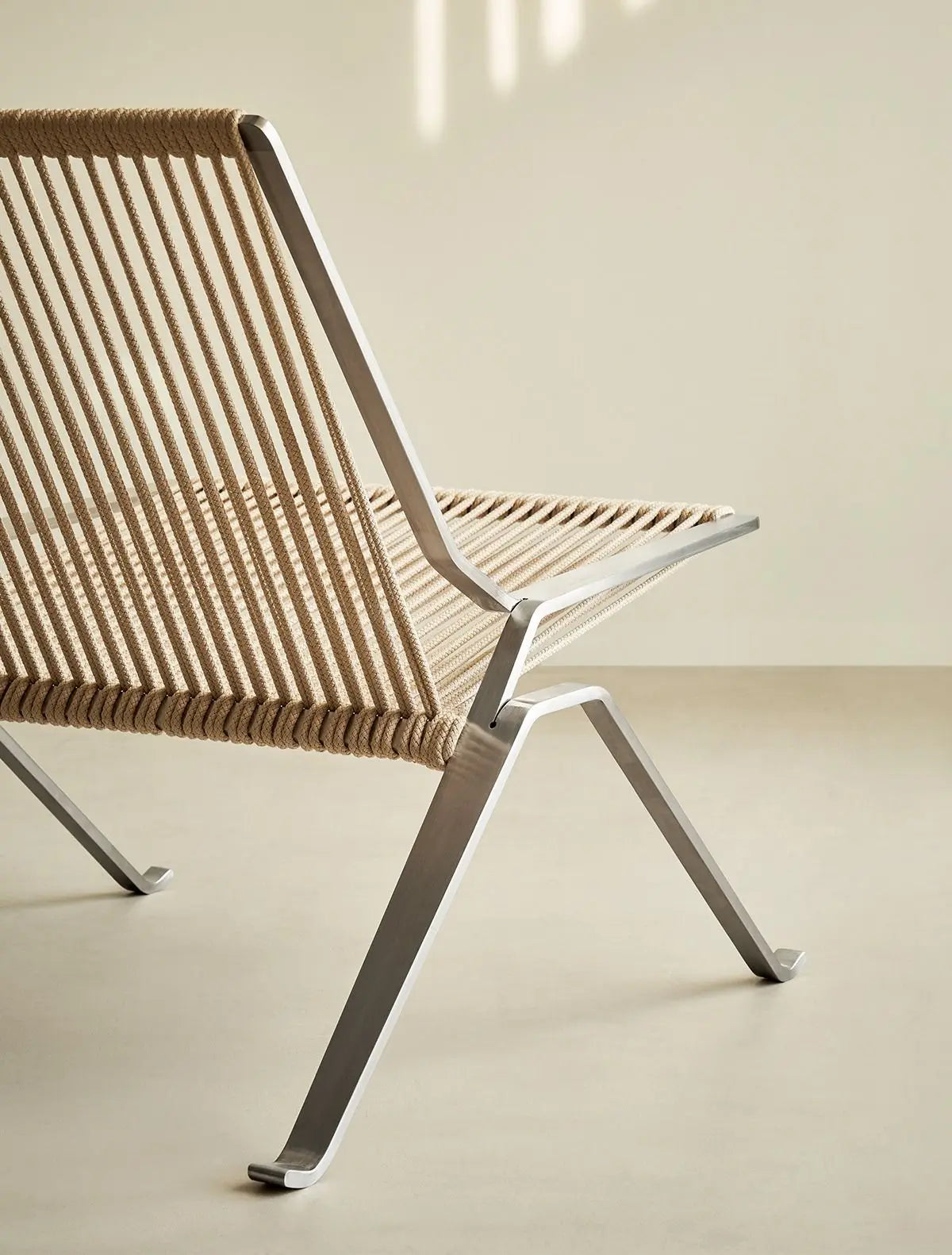 MOMO Bauhaus Single Lounge Chair Living Room Minimalist Rope Sofa Hotel Lounge Reception Chair Outdoor Woven Chair