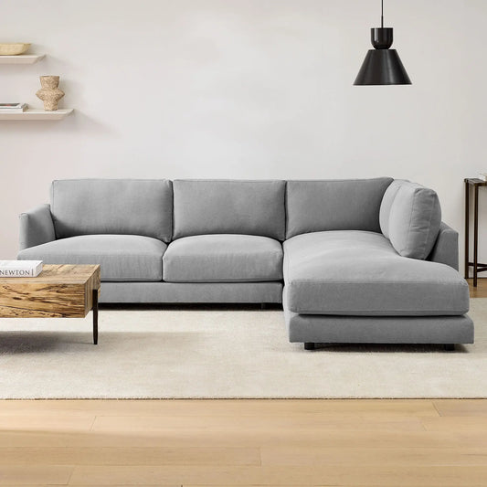 Modern Style Hotel Reception Salon Sofa Home Furniture Chaise Sectional 2 Piece U Shape Living Room Sofas