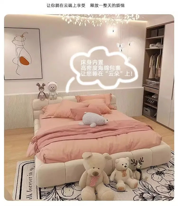 180x200cmbedroom furniture set bedframes queen size king size bed frames fullbed bases Headboard tatami princess bed home