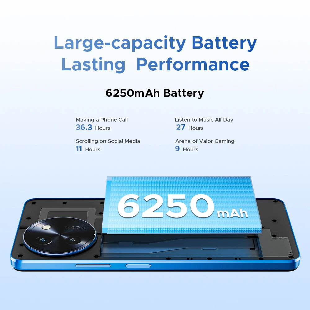 DOOGEE Note59 Pro+ 5G Smartphone Android 15 Global Version 6250mAh Battery 6.75'' 120Hz Display 12GB 512GB Mobile Phone NFC
