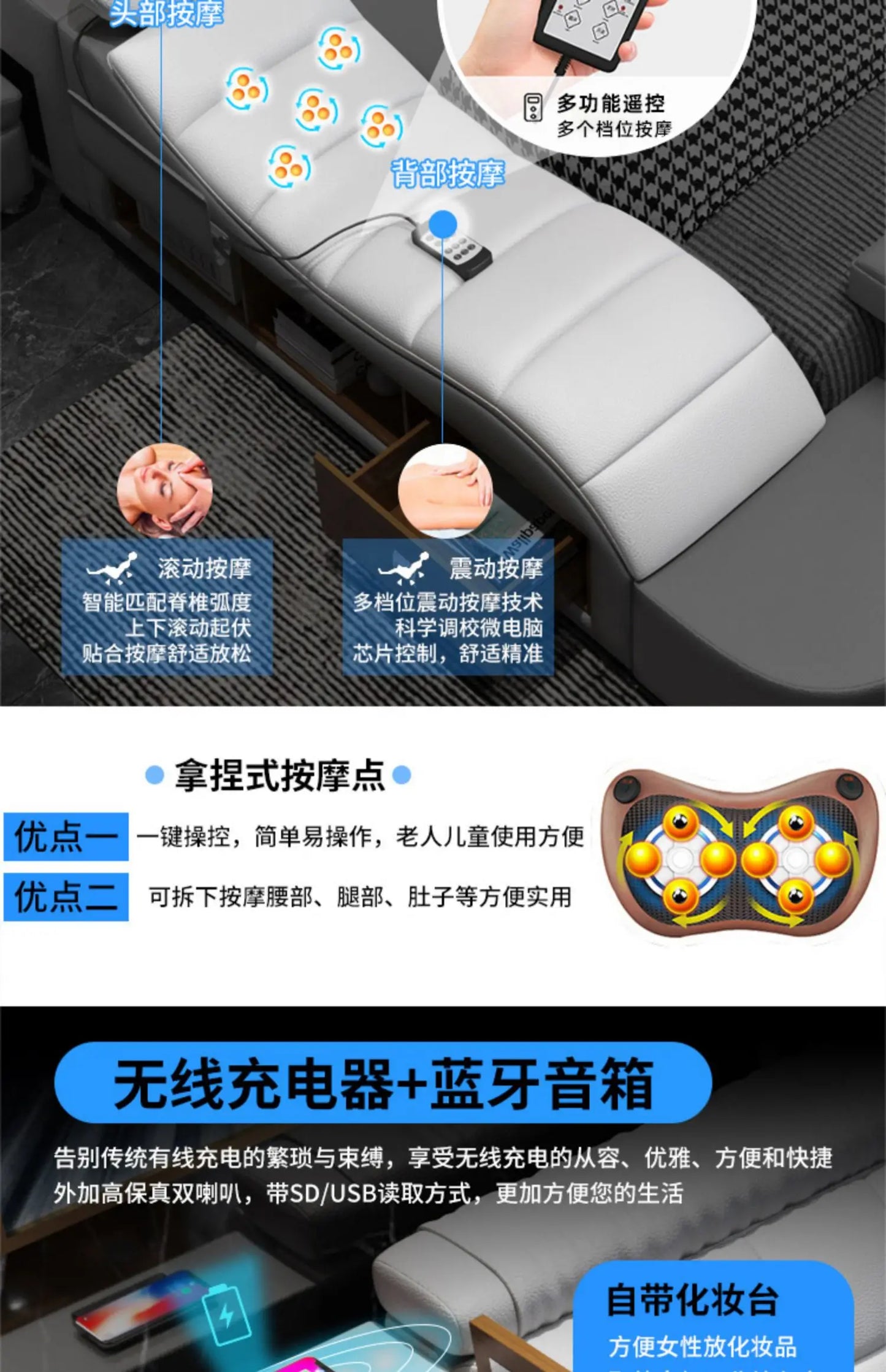 Cabinets Aesthetic Bed Reading Vanity King Massage Lounge Beds Luxury Bedroom Frame Camas Matrimoniales House Accessories