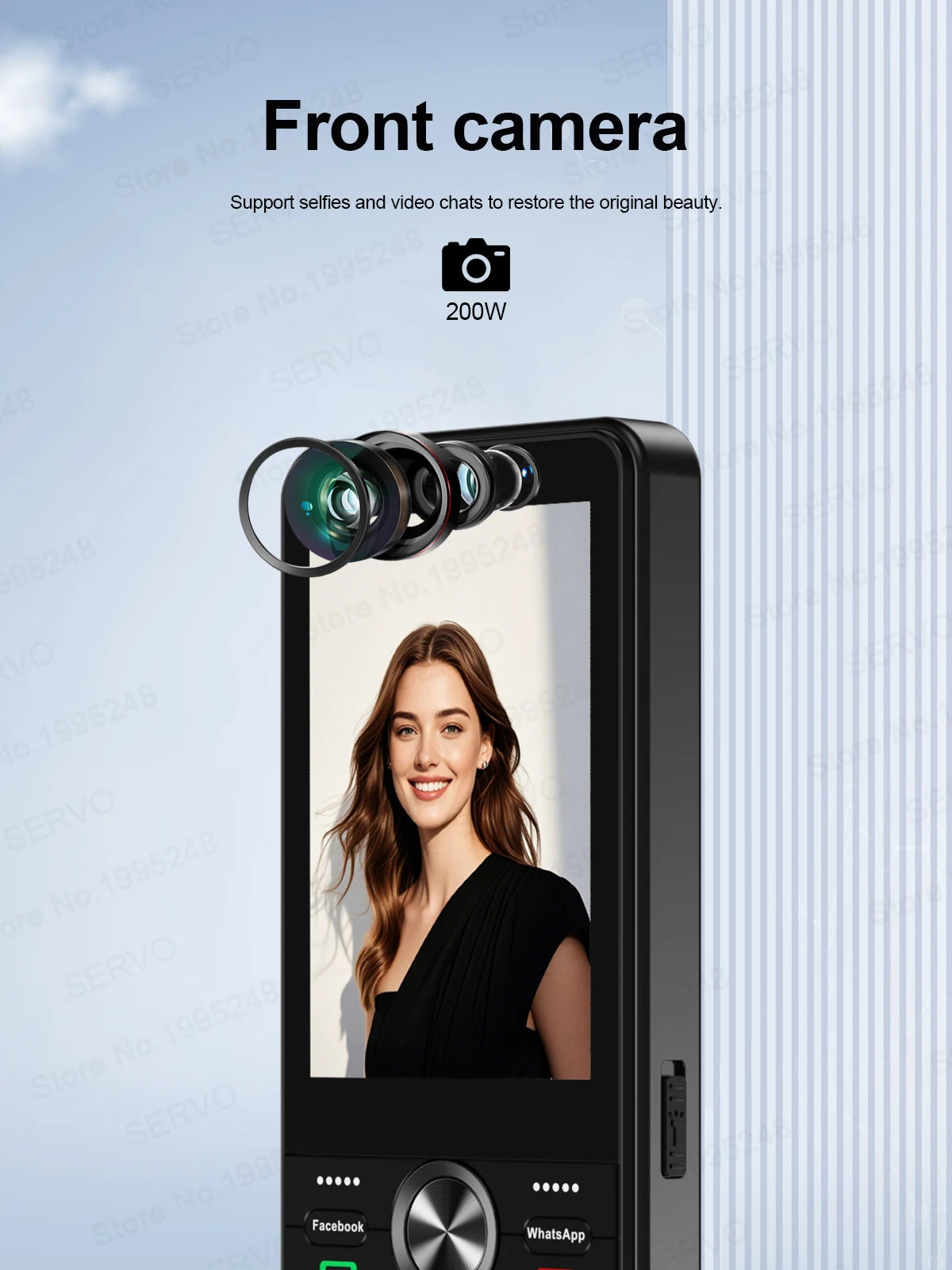 SERVO F25 PRO 4G Smartphone Android 8.1 OS 2+16GB ROM Camera 2500mAh Dual SIM Standby Button Smart Cellphones Google Play Store