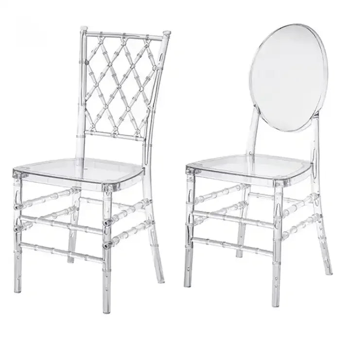 100pcs）Modern Restaurant Wedding Party Chairs plastic Stackable Hotel Gold Chiavari Chairs 1149