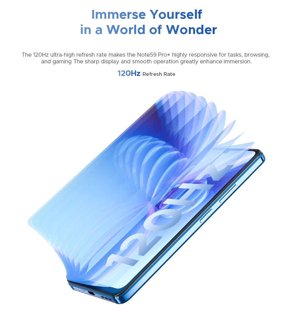 DOOGEE Note59 Pro+ 5G Smartphone Android 15 Global Version 6250mAh Battery 6.75'' 120Hz Display 12GB 512GB Mobile Phone NFC