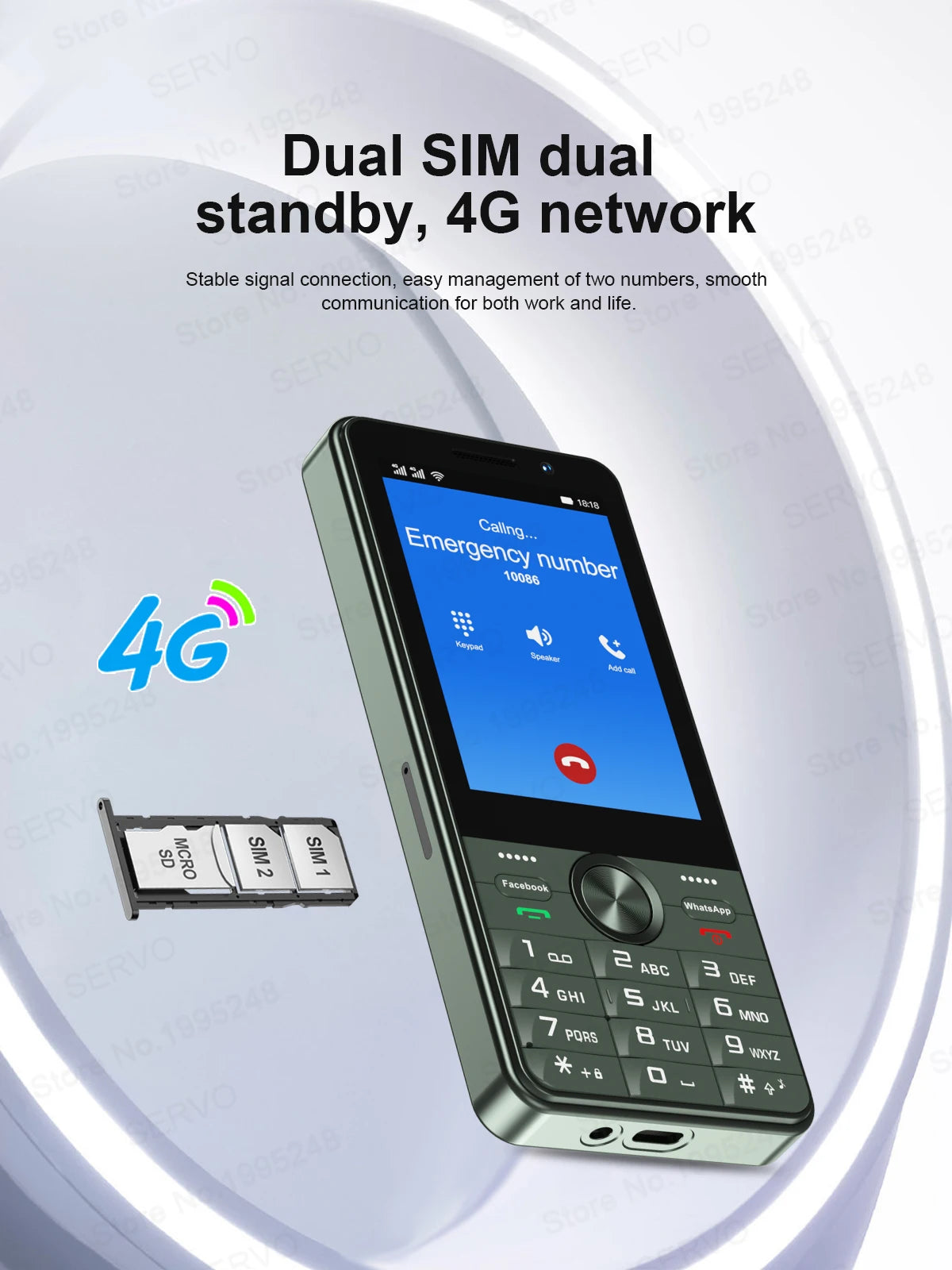 SERVO F25 PRO 4G Smartphone Android 8.1 OS 2+16GB ROM Camera 2500mAh Dual SIM Standby Button Smart Cellphones Google Play Store