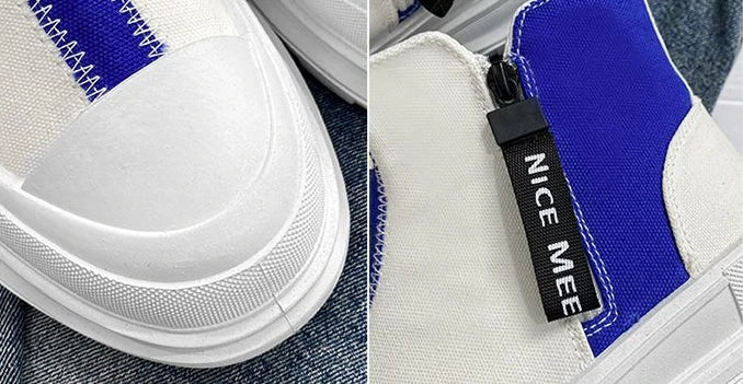 Man Sports Shoes Spring Autumn Canvas Sneaker Boots for Men Platform Footwear Original Deals High Quality Low Price Offers Offer
