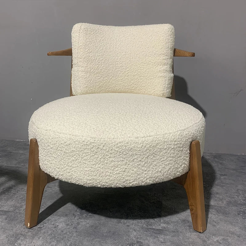 Japanese style sofa living room modern simple design hotel latex corner cotton linen art sofa log style