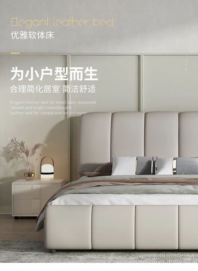 Luxury Nordic Double Bed Organiser Drawers Multifunctional Bedroom Bed Queen Size Cama Elastica Pula Pula Home Furniture