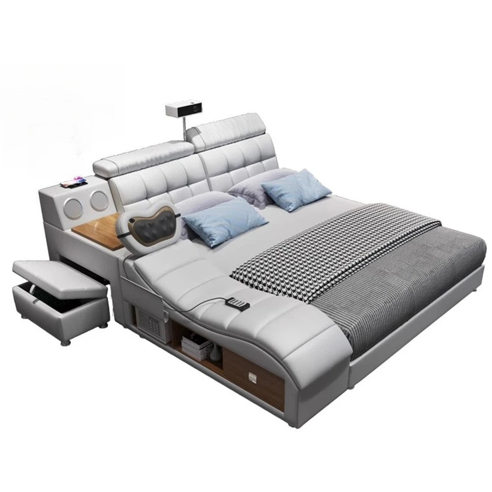 Cabinets Aesthetic Bed Reading Vanity King Massage Lounge Beds Luxury Bedroom Frame Camas Matrimoniales House Accessories