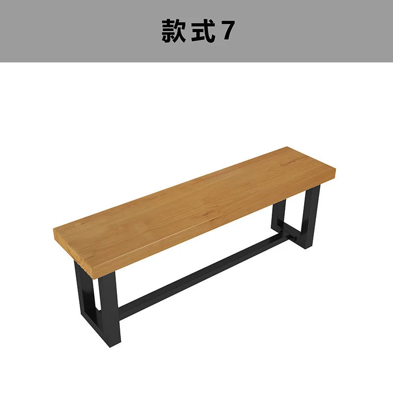 Solid Wood Table Rectangular Commercial Hotel Restaurant Dining Table Chair Combination Canteen Staff Dining Simple Muebles