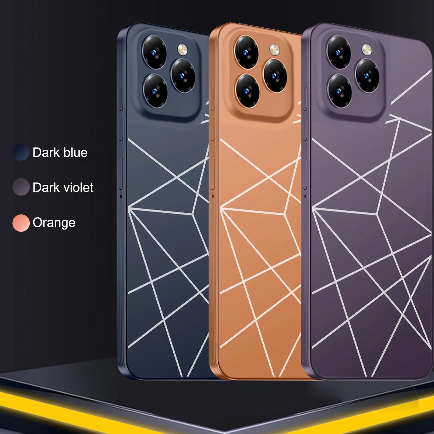 Smartphone A16 Pro,4G Phone Android,6.8in,8GB RAM,256GB ROM,Dual SIM,Mobile phones,Google Play Store,24+48MP,6800mAh,Cellphones