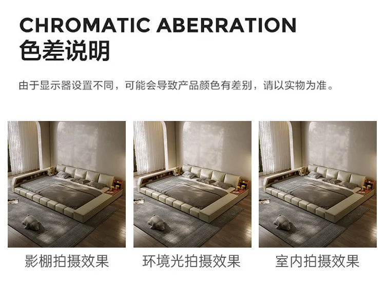 King Upholstered Modern Bed Unique Bookshelves Sleeping Multifunctional Bed Luxury Floor Camarotes Para Dormitorio Furnitures