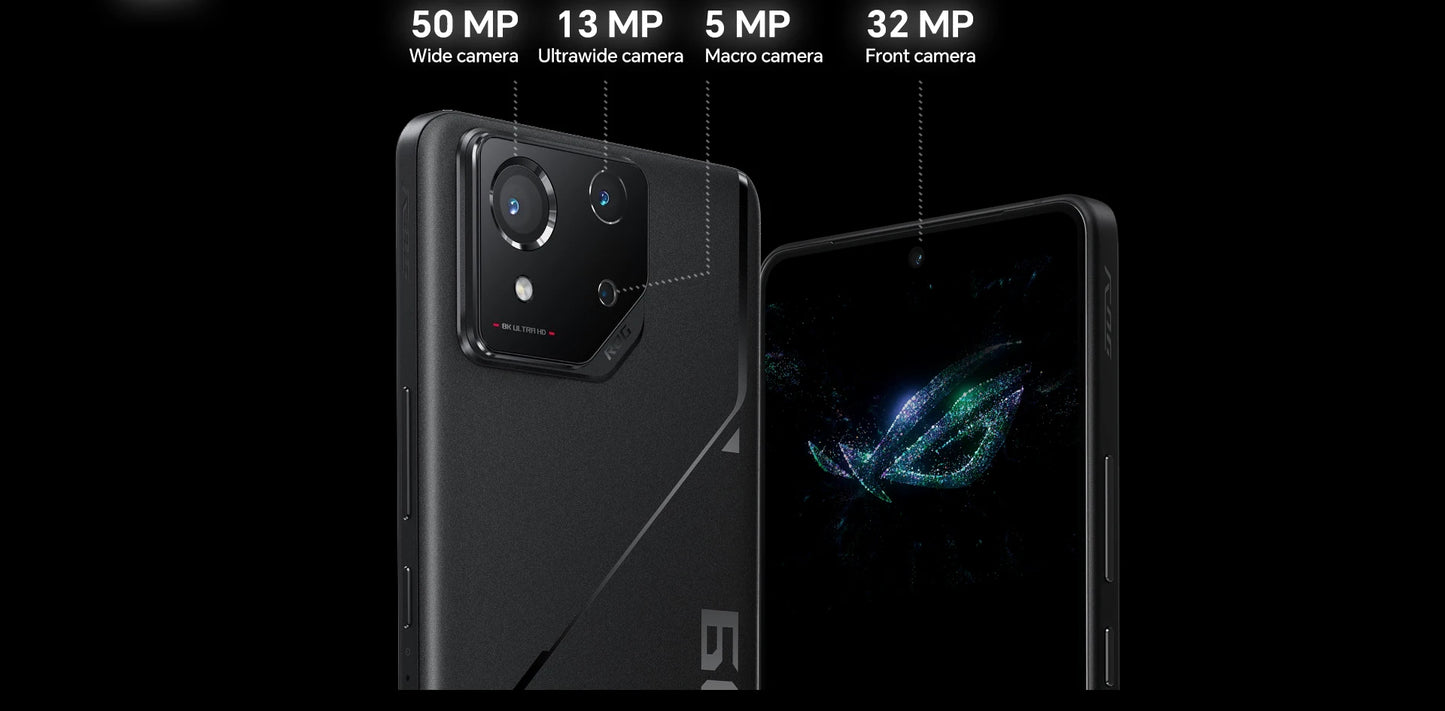 Global ROM ASUS ROG Phone 9 FE 5G Smartphone Snapdragon 8 Gen 3 6.78" 185Hz FHD+ Display 5500mAh 65W Charging Android 15 ROG 9