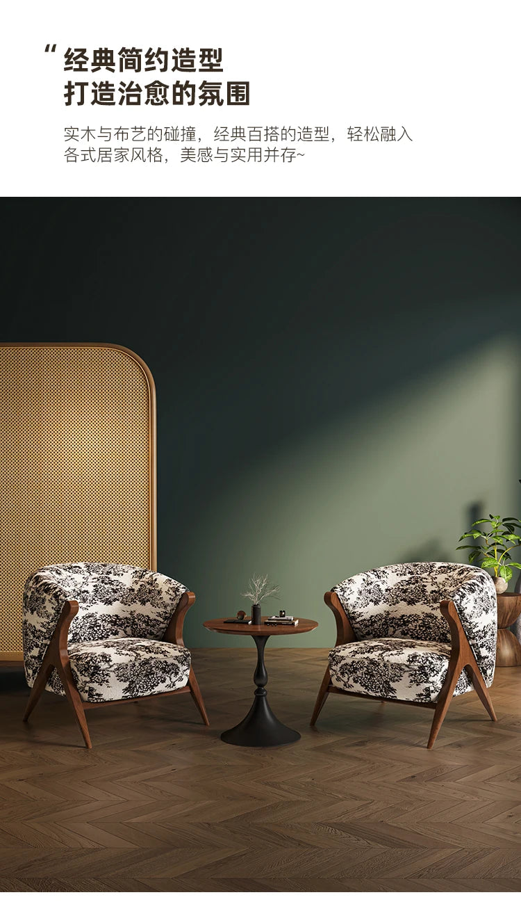 Reading Velvet Modern Chair Table Set Luxury Italian Design Hotel Armchair Bedroom Balcony Accent Sillas Nordic Furniture