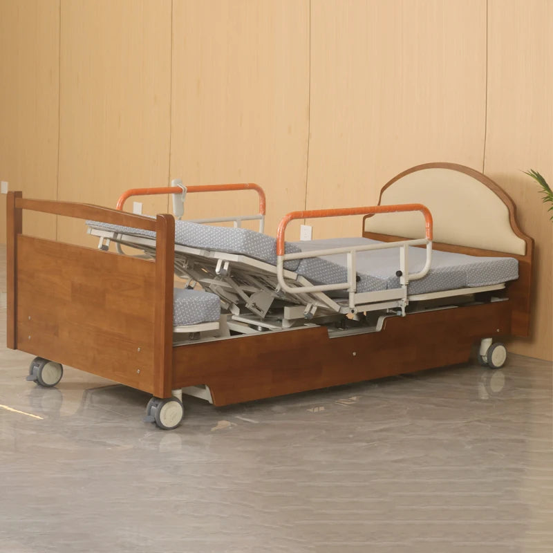 Electric rotating nursing bed Multifunctional back lift for paralyzed patients at home, suitable for remote control turning over