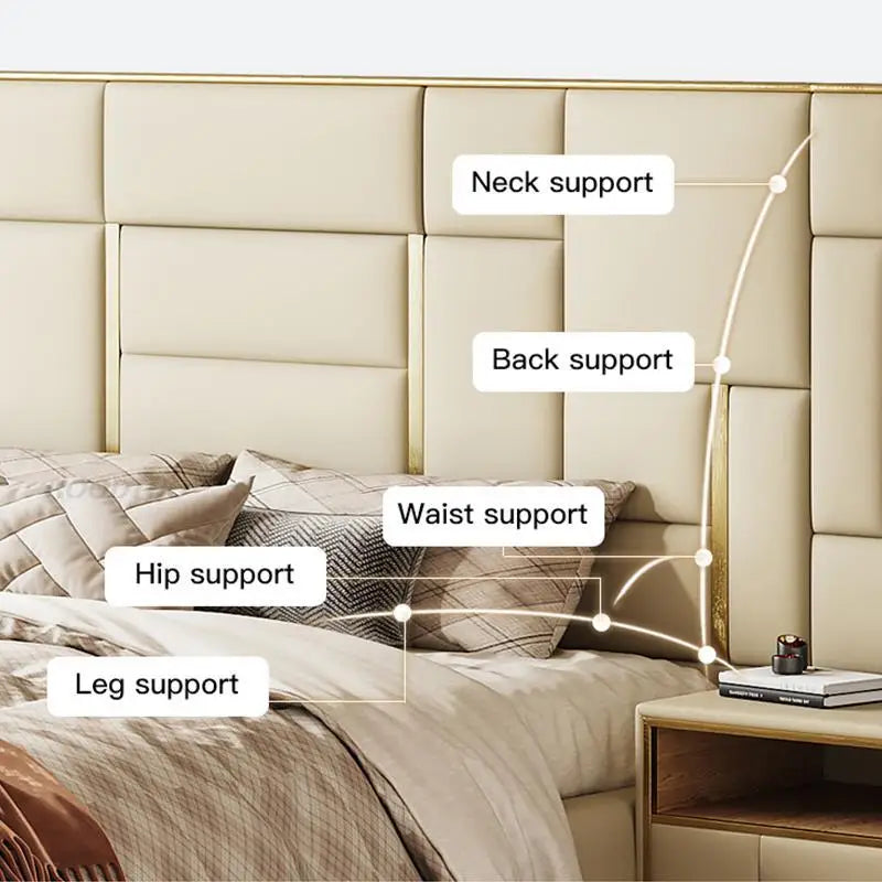 As a Bed King Size Luxury Bedroom Furniture Set Wooden Headboard And Nightstands Lit Deux Place With Double Bed Side Table