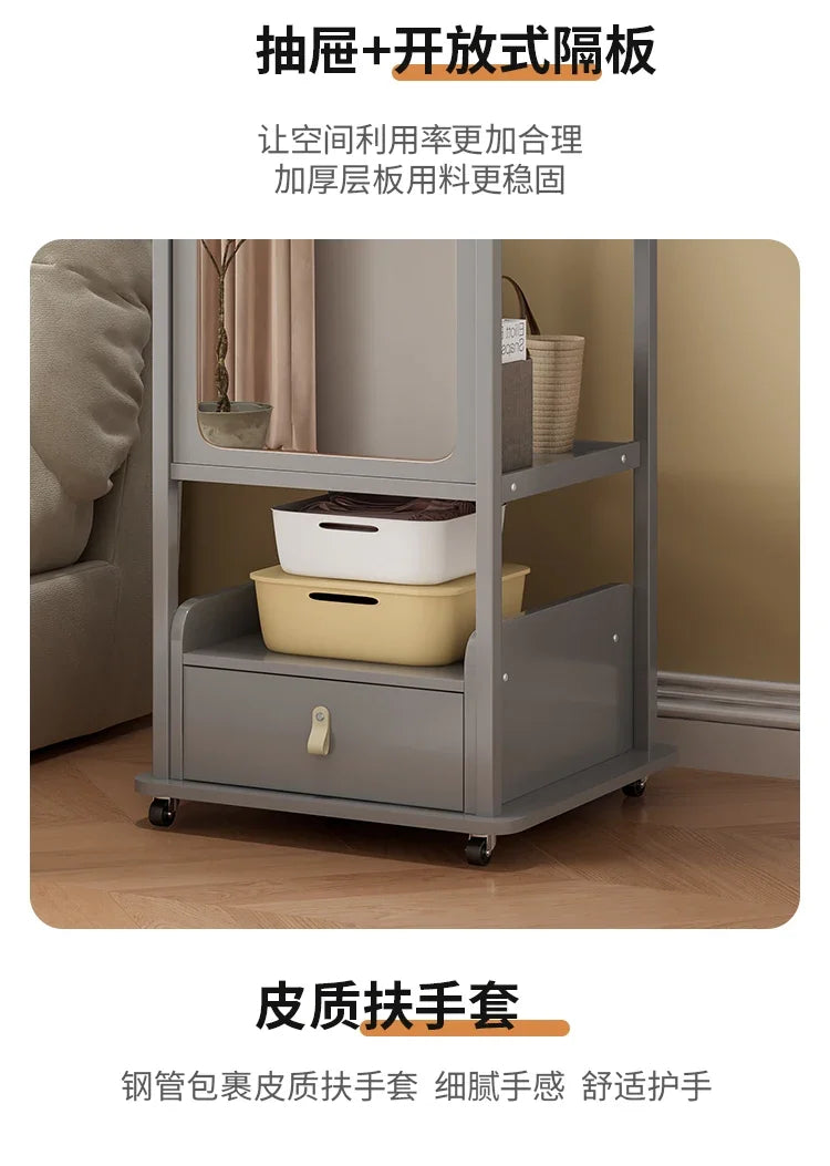 Mirror Cheap Coat Racks Dress Hanging Organizer Wall Standing Hotel Storage Coat Racks Indoor Perchero Entrance Hall Furniture