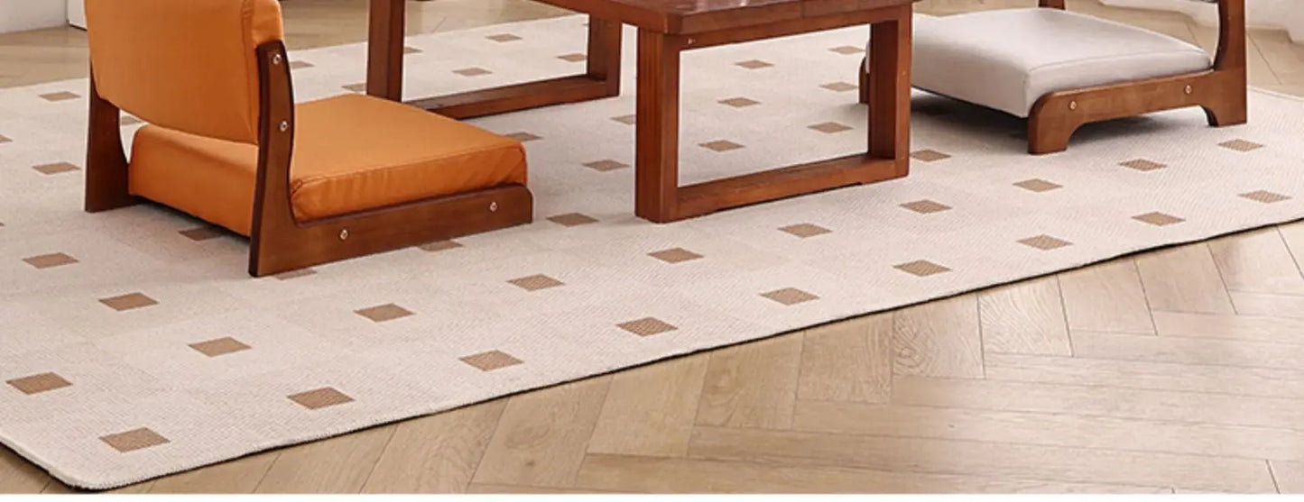 Japanese Tatami Chair Backrest Solid Wood Bed Legless Seat Bay Window Single Lazy Sofa Floor Chair Bedroom Sitting Furniture