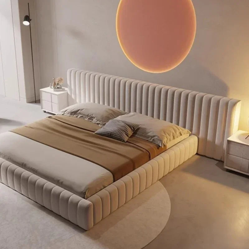 Queen European Double Bed Royal Nordic King Headboard Frame Double Bed Girl Boys Letti Matrimoniali Furniture For Bedroom