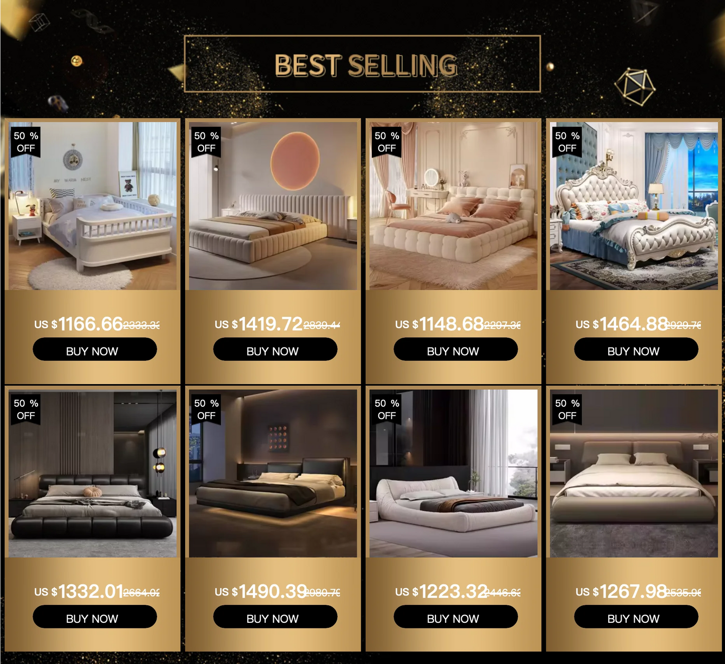 Queen European Double Bed Royal Nordic King Headboard Frame Double Bed Girl Boys Letti Matrimoniali Furniture For Bedroom