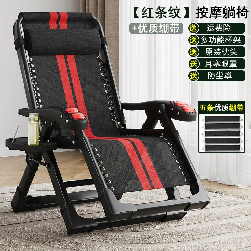 Nordic Folding Recliner Comfortable Tatami Armchair Portable Lounge Chair with Backrest Rattan Seating for Living Room